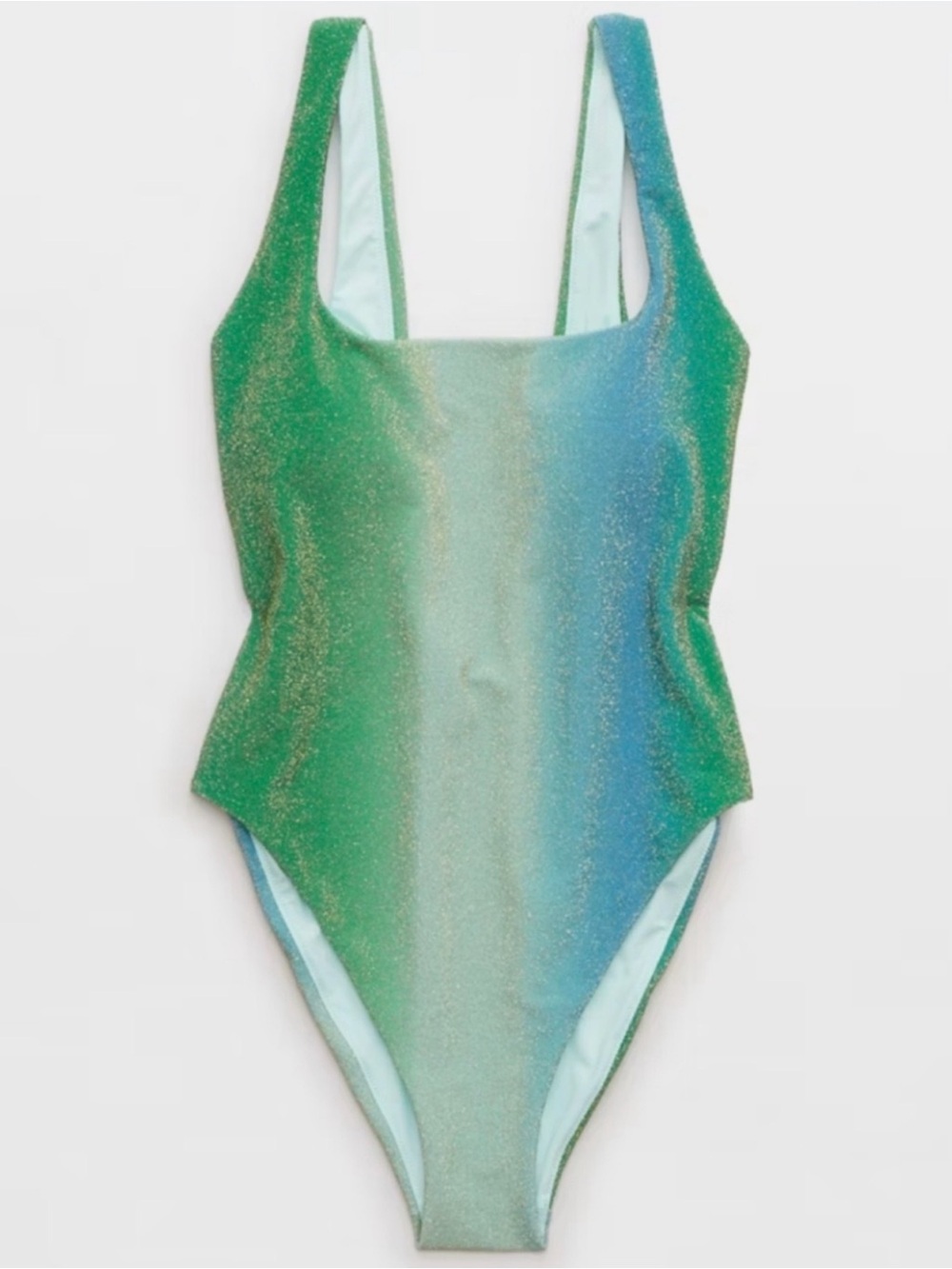 aerie Women’s Gradient Shimmer One-Piece Swimsuit